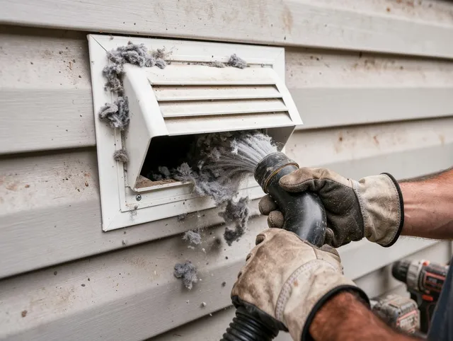 Professional dryer vent cleaning by Coconut Creek Dryer Vent Cleaning in Coconut Creek