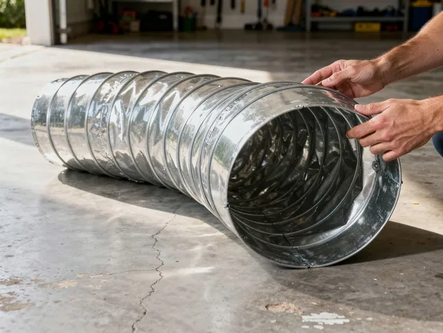 Coconut Creek Dryer Vent Cleaning specialist using advanced equipment for thorough duct cleaning in Coconut Creek