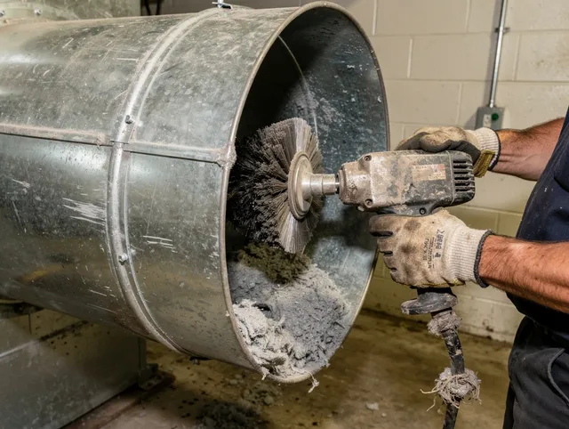 Industrial-grade dryer vent cleaning by Coconut Creek Dryer Vent Cleaning in Coconut Creek