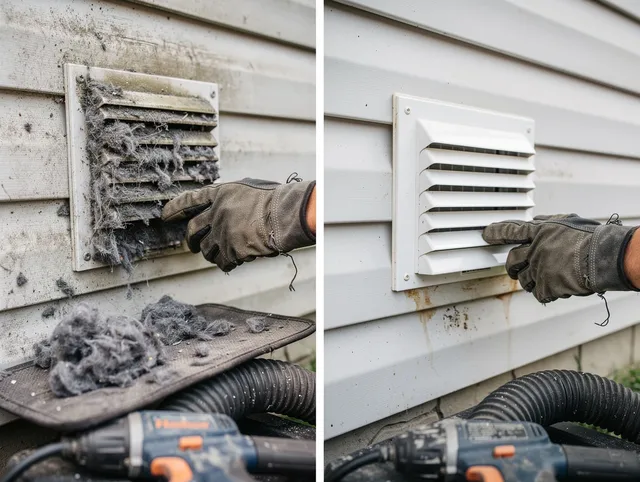 Residential dryer vent cleaning by Coconut Creek Dryer Vent Cleaning in Coconut Creek